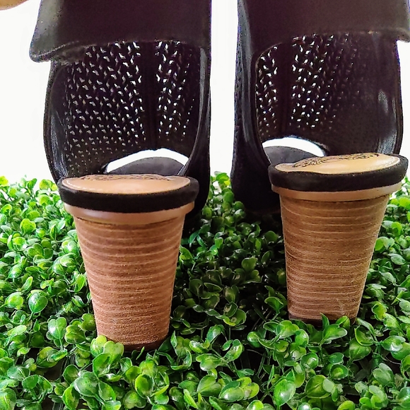 Vince Camuto Peep Toe Bootie in Black - Picture 2 of 3